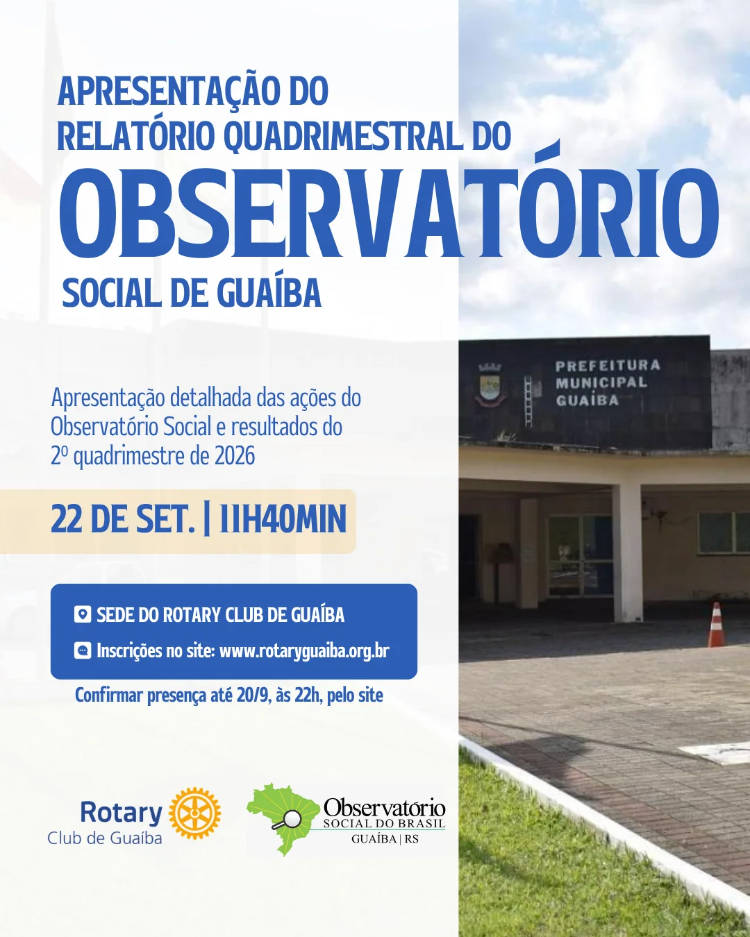 Imagem de divulgação do evento Almoço Semanal
