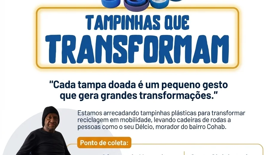 Imagem do projeto Tampinhas que Transformam